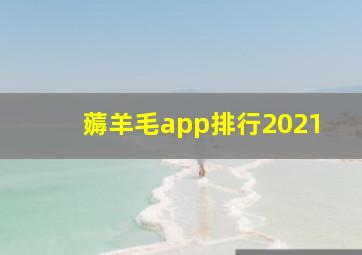 薅羊毛app排行2021