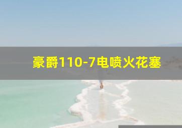 豪爵110-7电喷火花塞