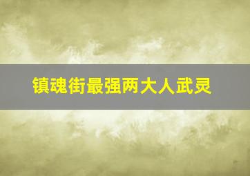 镇魂街最强两大人武灵